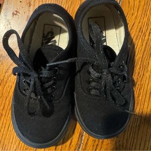 Toddler Boy Vans - Black
